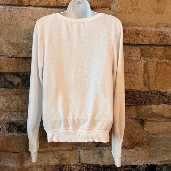 Wildfox Baggy Beach Jumper BBJ Oversized Sweatshirt Pink Flamingos Sz XS - Picture 4 of 6